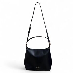 Kate Spade Black‎ Leather Greene Street Kaia Hobo Large Shoulder Bag Crossbody